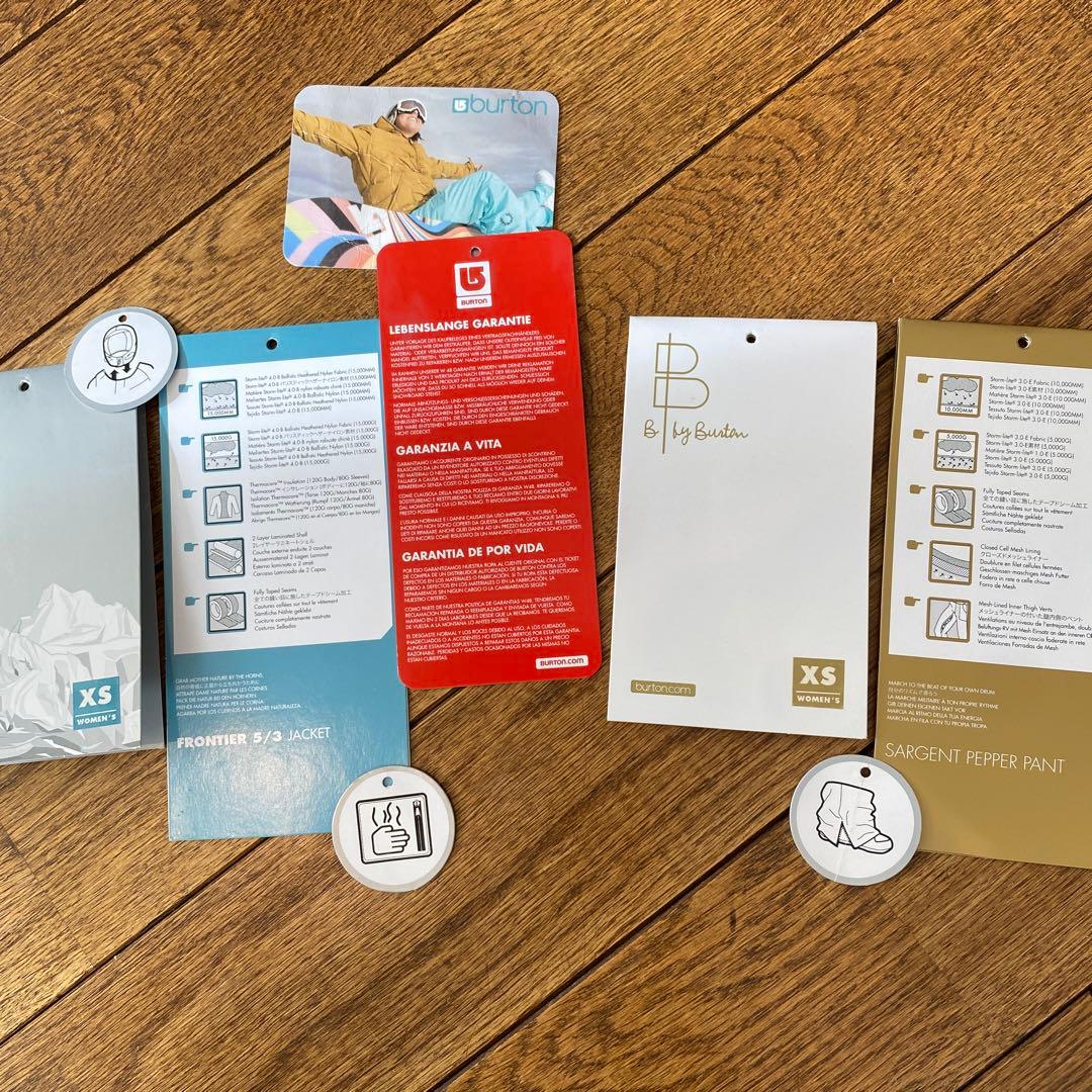 バートン　スノボ　ジャケット＆パンツ　Women's XS ブラウン系