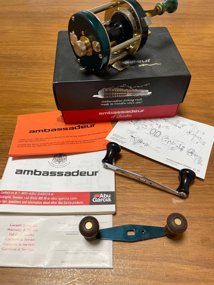 アブ　アンバサダー6500CDL ？緑＆金　限定品109/200希少　雷魚