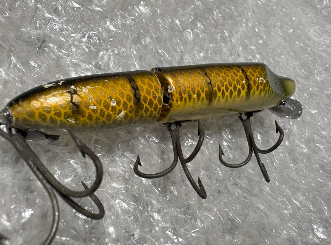 オールドヘドン　ジョイントバンプ　ウッド　1950年代　金目　HEDDON