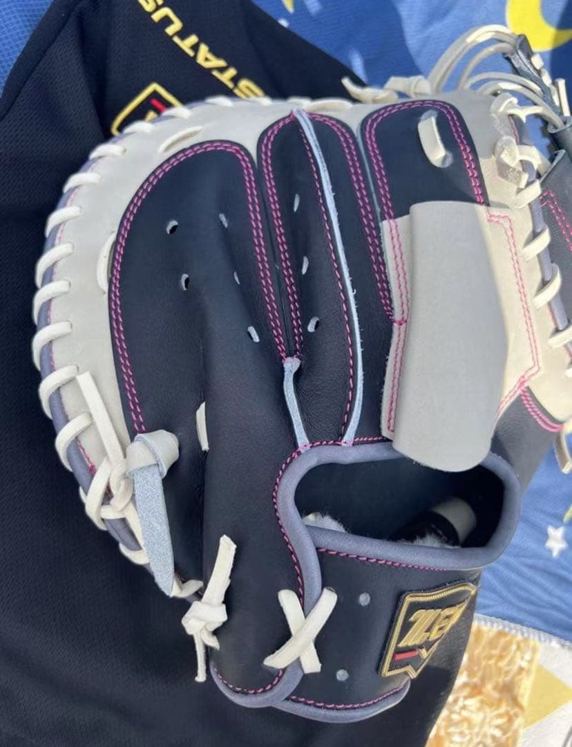 野球 ゼット プロステイタス オーダー スワロー限定 軟式 キャッチャーミット