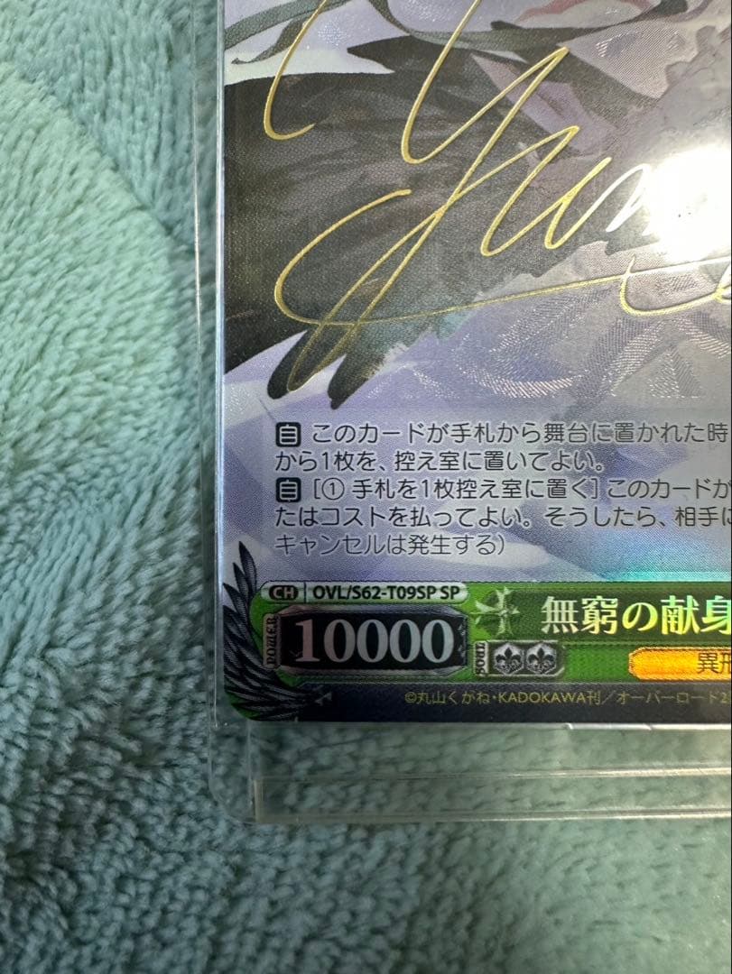 無窮の献身　アルベド　サイン　sp ヴァイス　overload オーバーロード