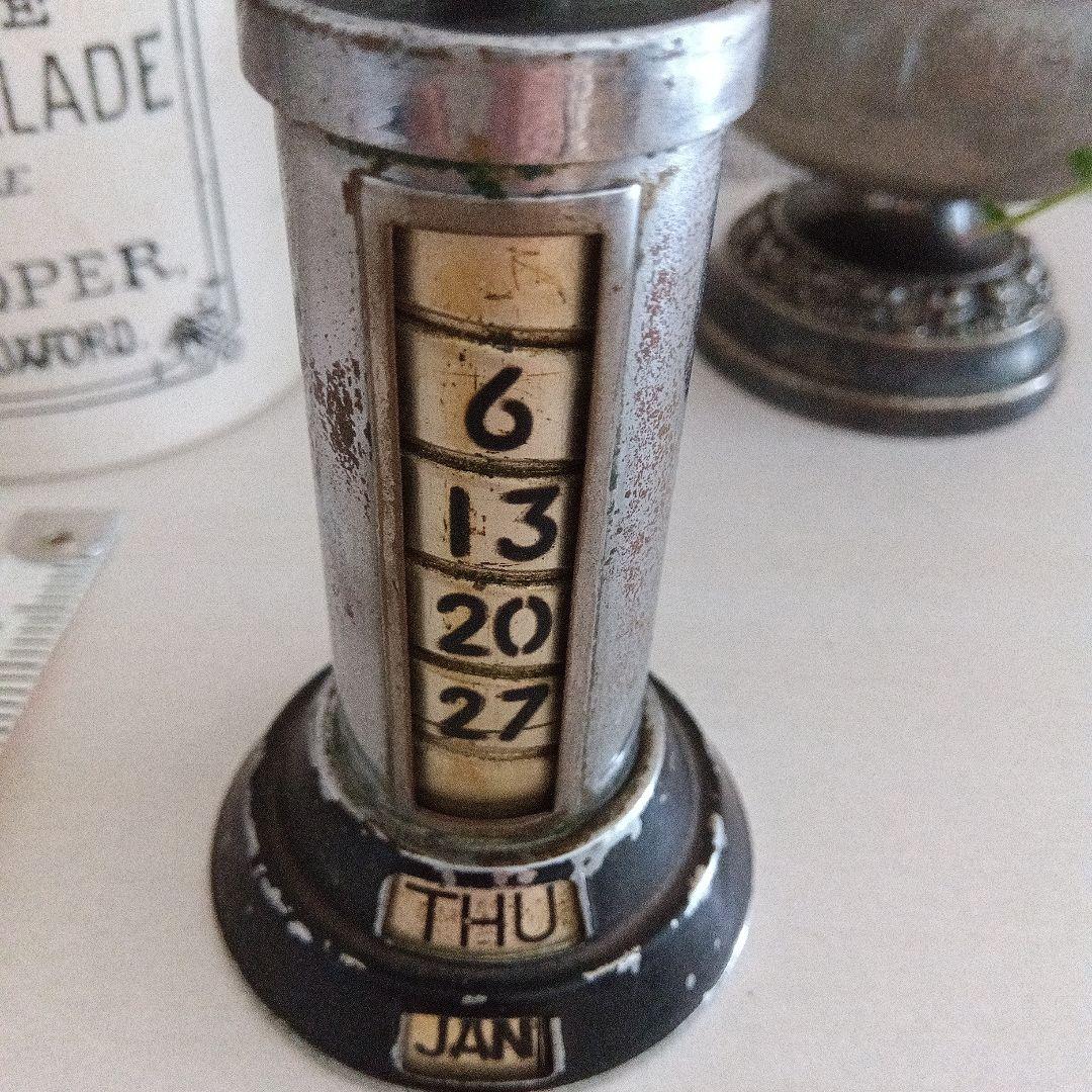 アンティーク卓上カレンダー　レア　ジャンク