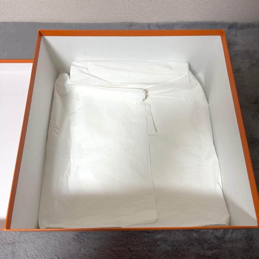 【美品】【一角破れあり】HERMES エルメス　バーキン30空箱 正方形