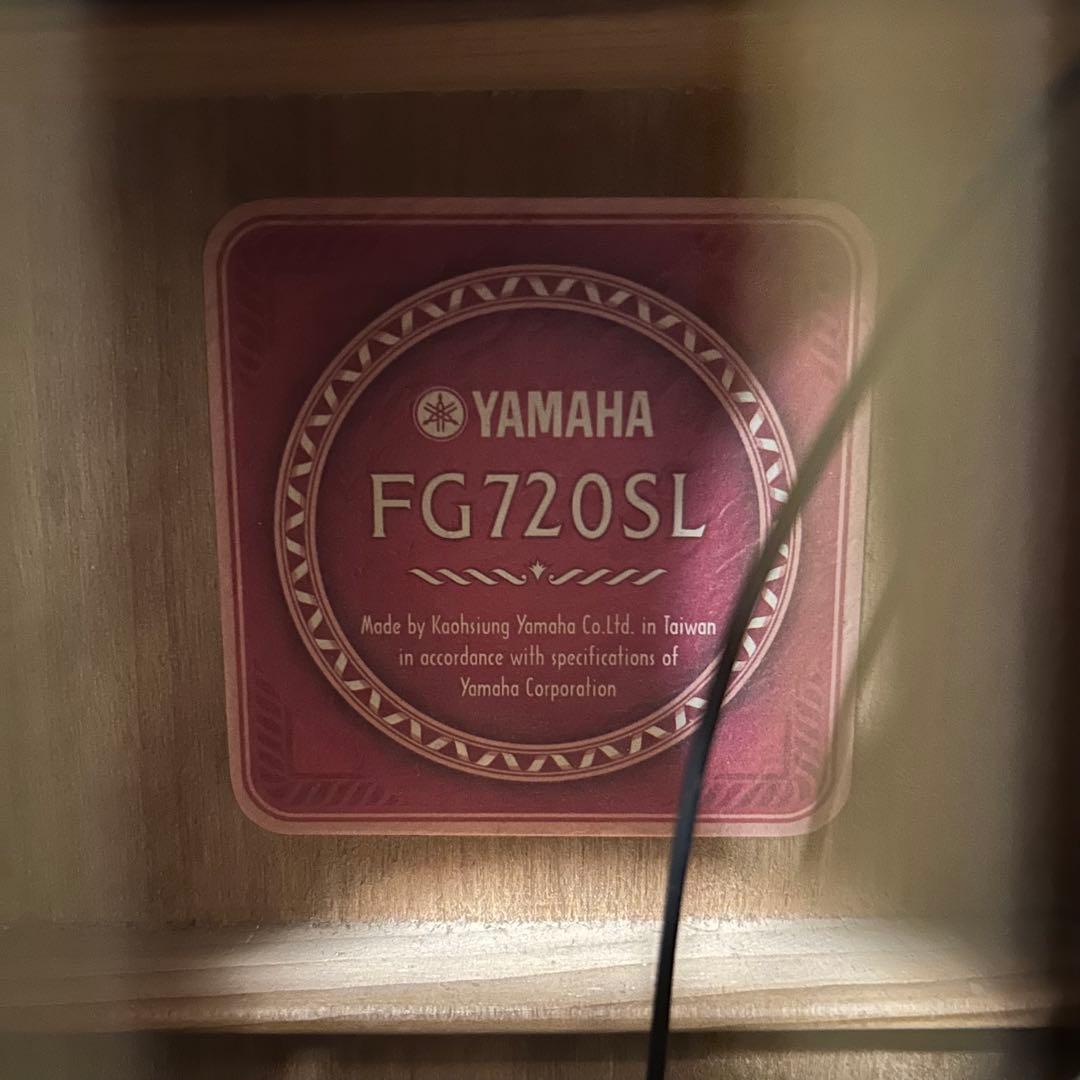 YAMAHA FG720SL エレアコ　レフティ　左利き　FISHMAN 後付け