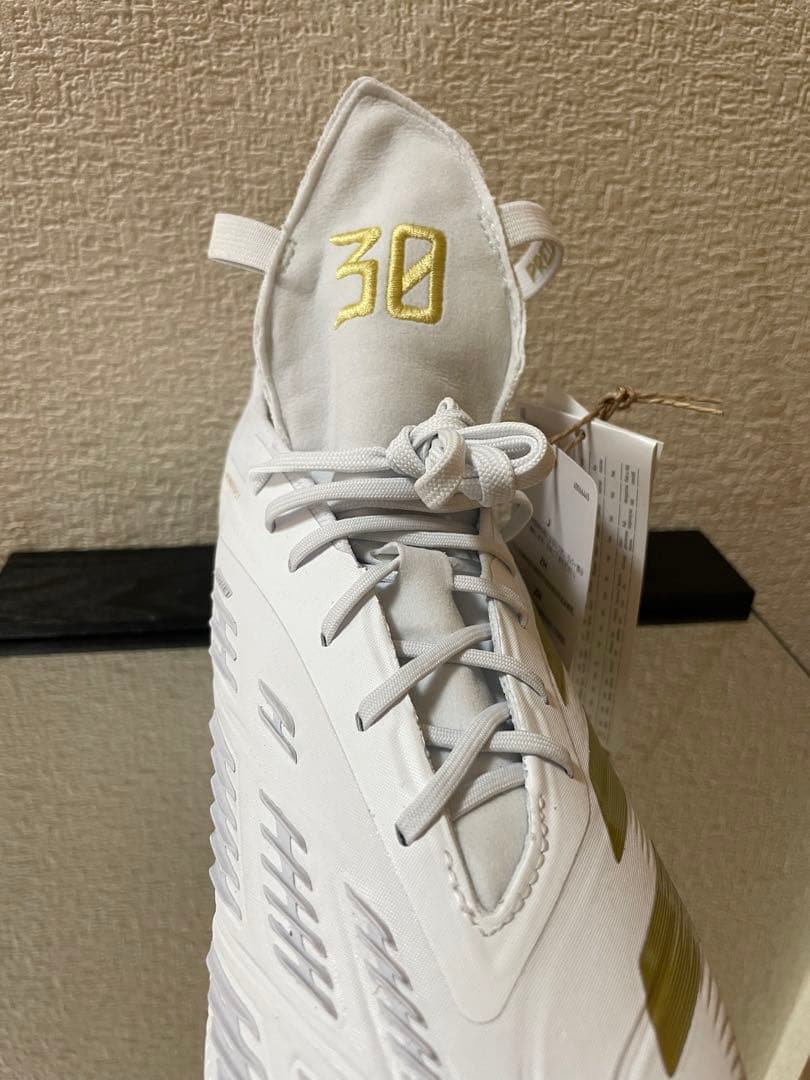 【限定】アディダス 白金プレデター ゴールド フォールド オーバータン仕様 FG