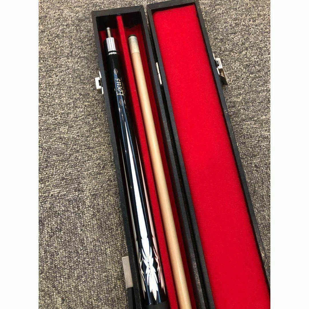 美中古 Focus 装飾ビリヤード キュー ケース付属