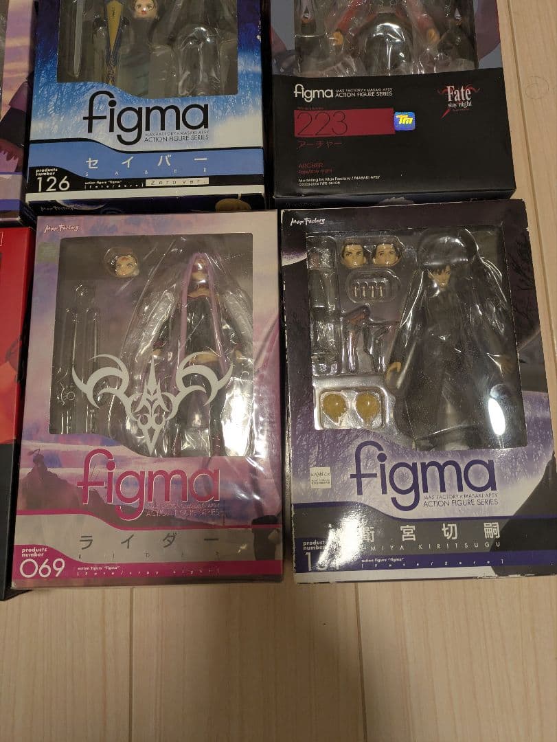 figma fate フィギュア8体セット