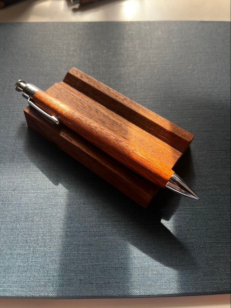 工房楔　ペンシル楔　欅　真鍮パイプ