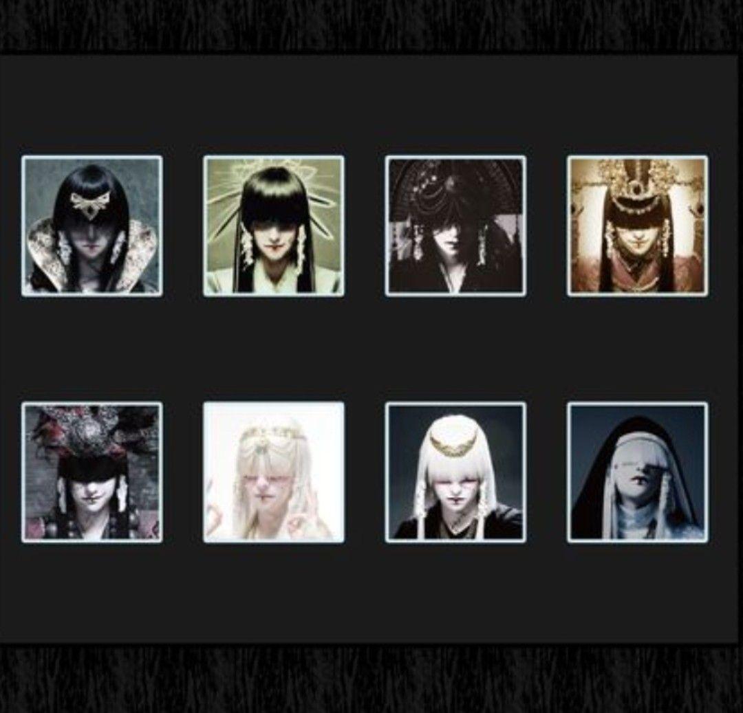 -真天地開闢集団-ジグザグ 歴代命様　透明版（アクリルバッチコレクション）