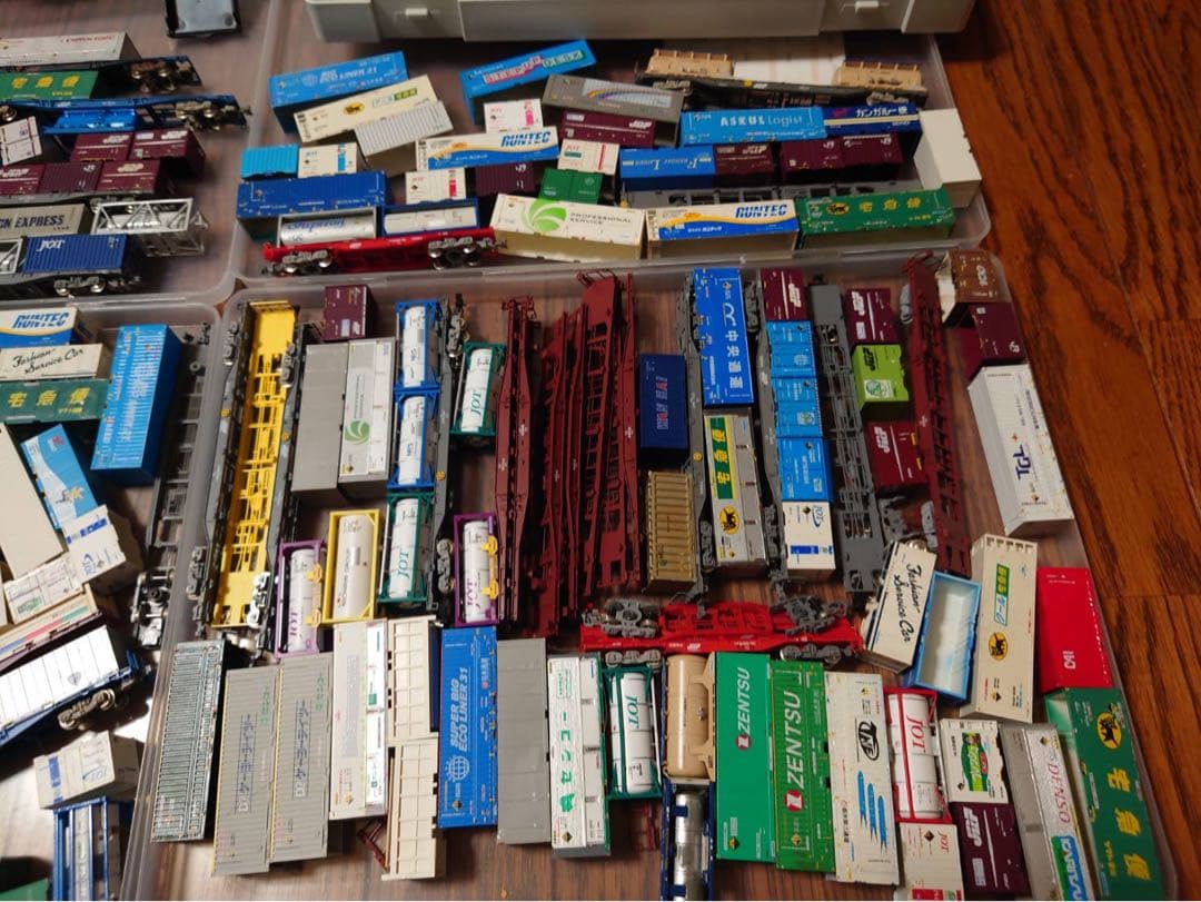 ジャンク品貨物列車 コンテナ 機関車ジャンク現状品