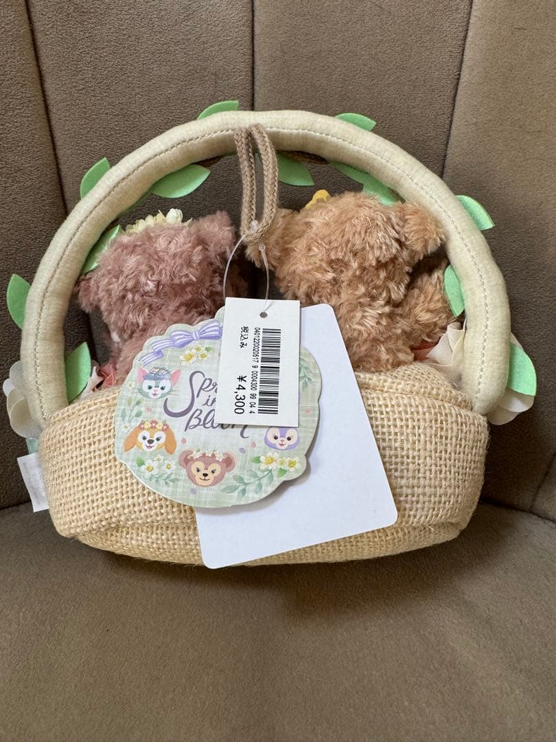 ダッフィー シェリーメイ　スプリングインブルーム　瓶　ボトル　リース　セット