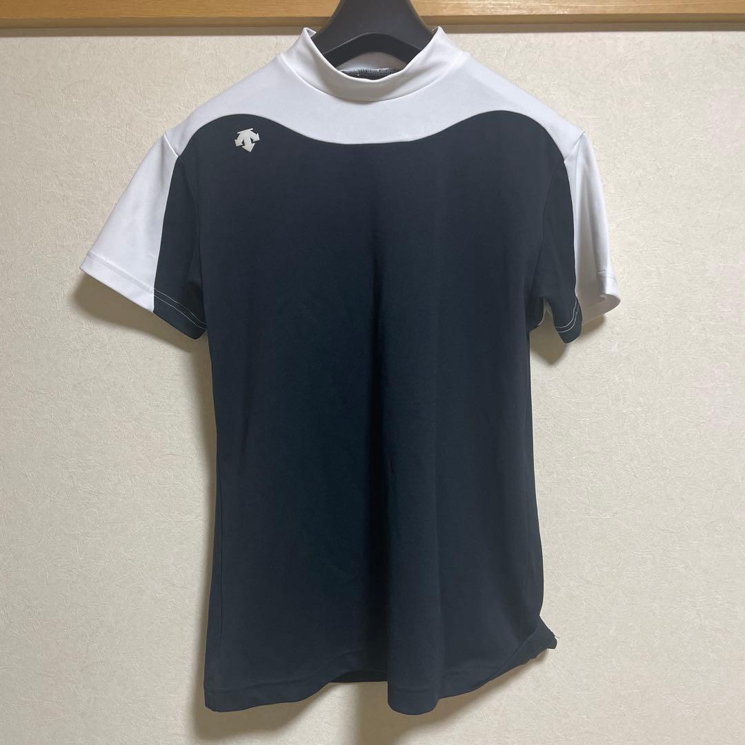 DESCENTE GOLF ゴルフウェア　M デサントゴルフ　モックネックシャツ