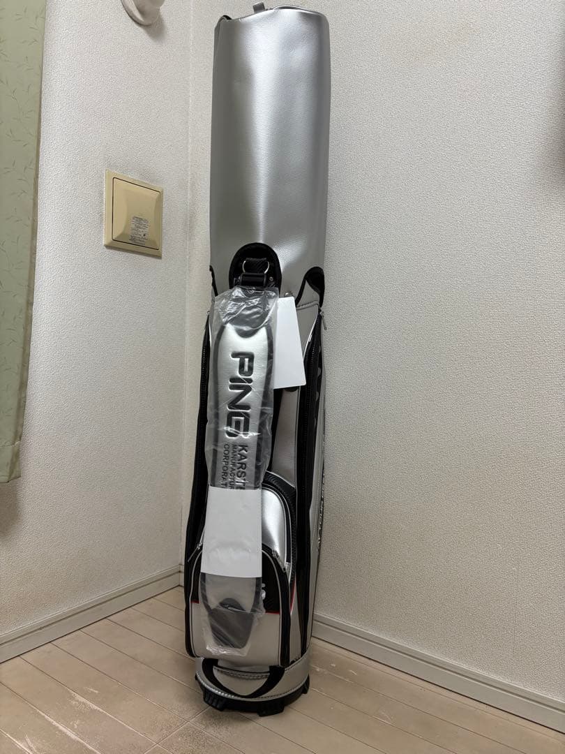 【2025秋冬モデル】PING キャディバッグ エクストラライト シルバー