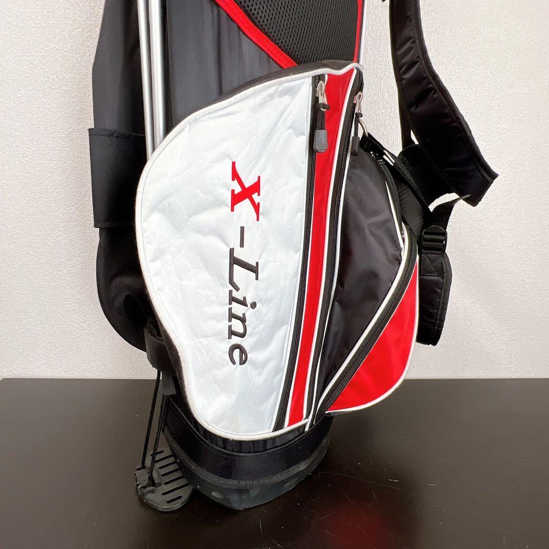 豪華8本 X-Line エックスラインゴルフセット Mフレックス スタンドバッグ