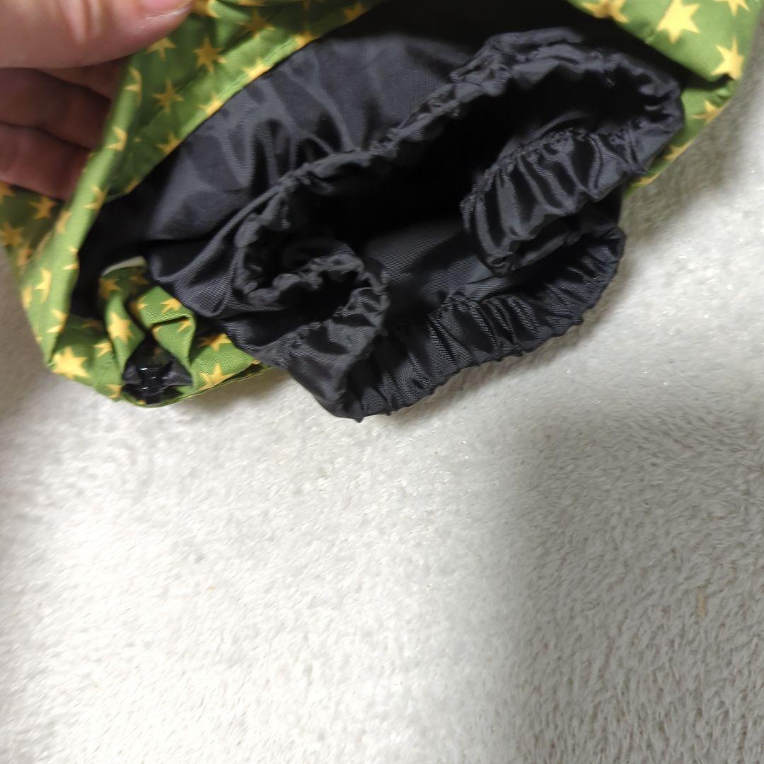 【新品未使用】ducksday 子ども用 緑色星柄スキーウェア