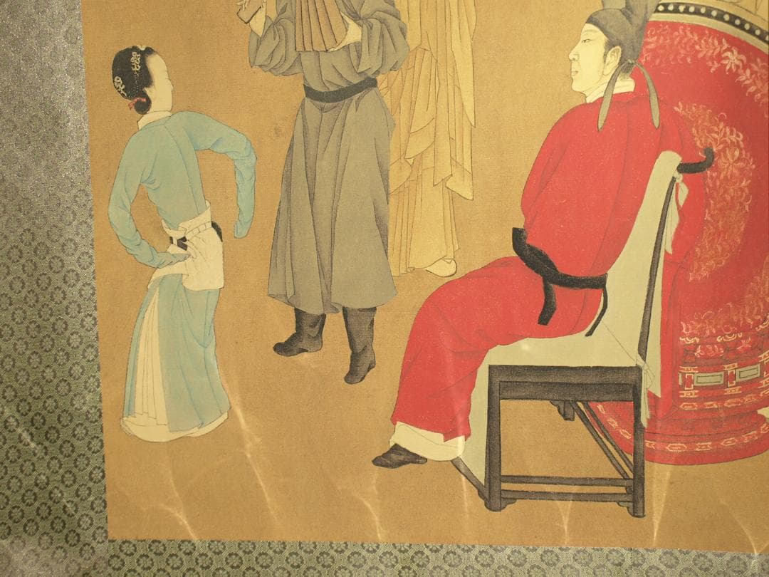 中国古美術 時代書道※激安骨董品 顾闳中 作 BD647A14-2