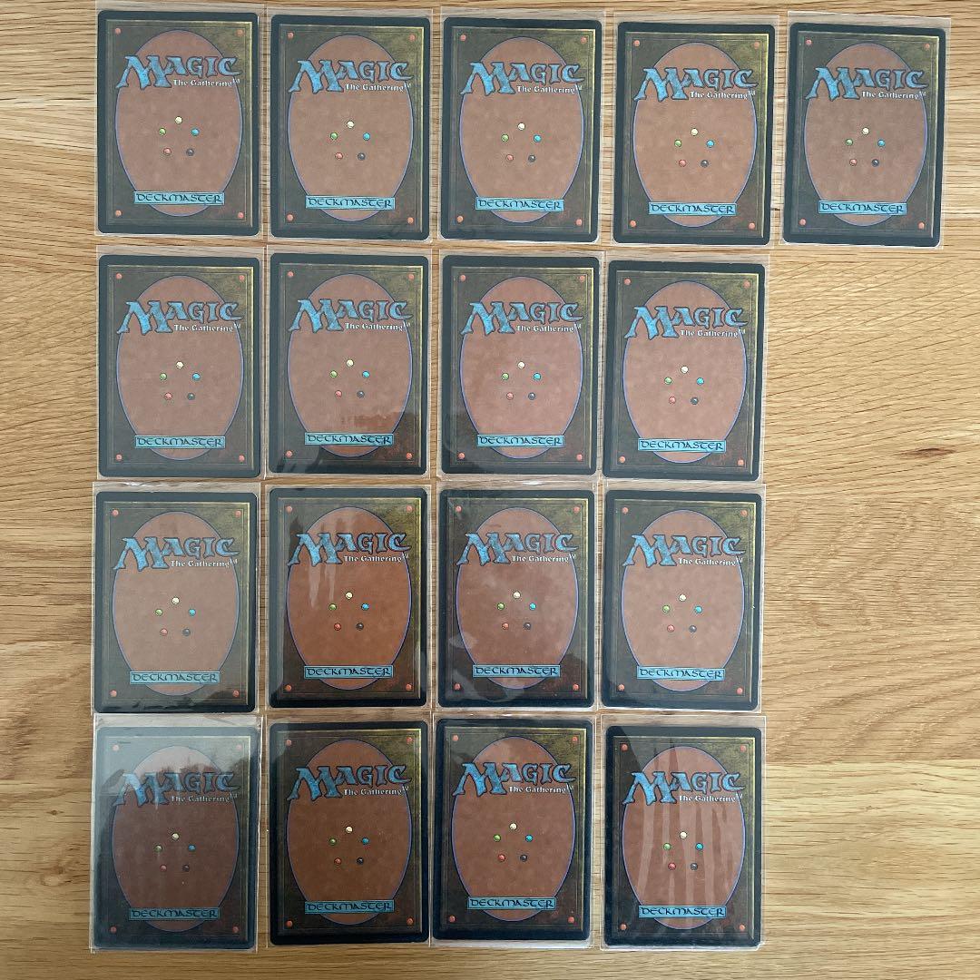 MTG 山 foil 17枚セット　土地