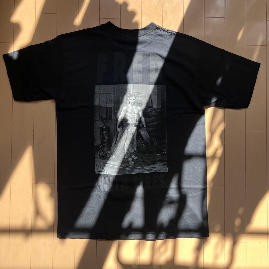 90s HERB RITTS FRED WITH TIRES Tシャツ