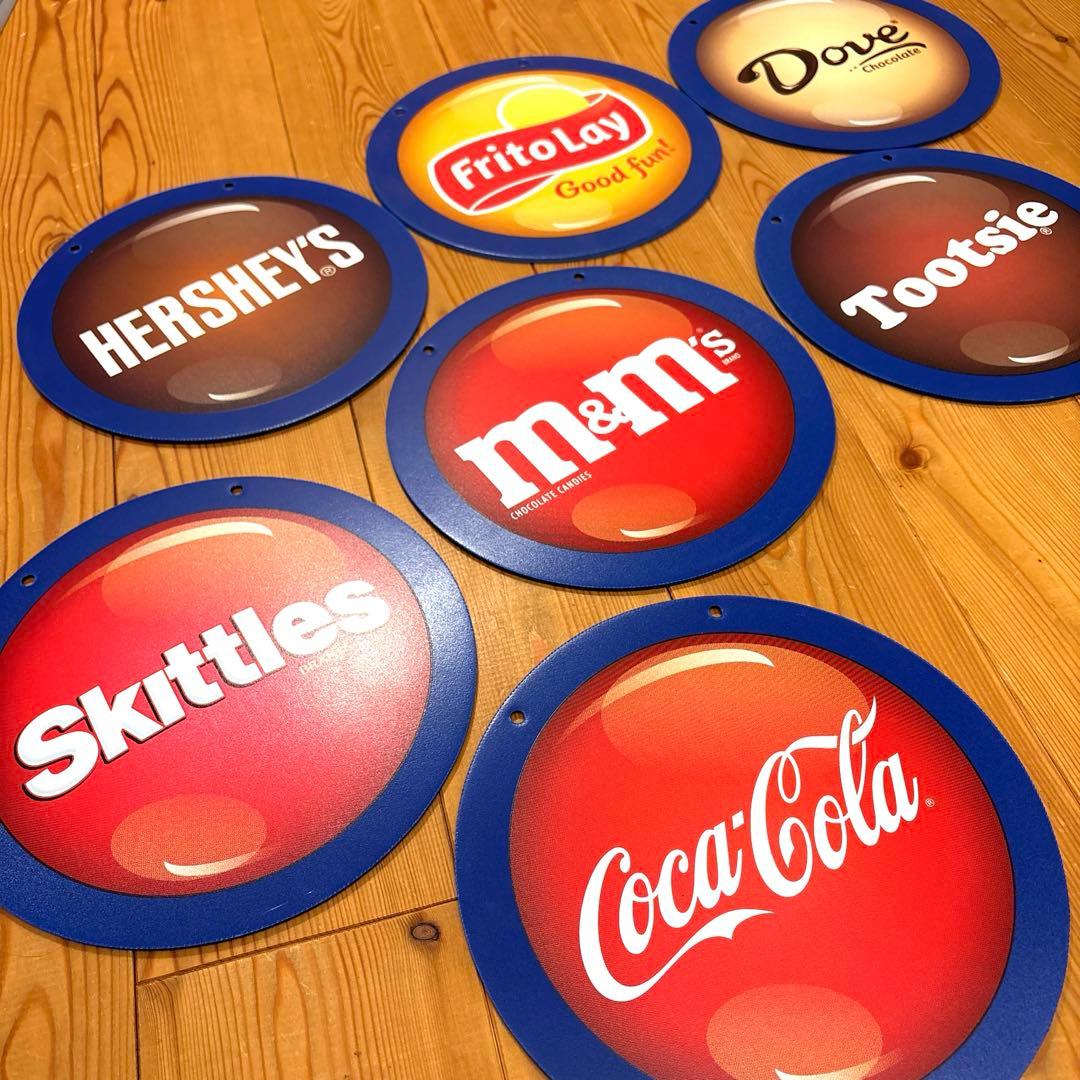 USA キャンディ　看板　セット　mms アドバタイジング ストアディスプレイ