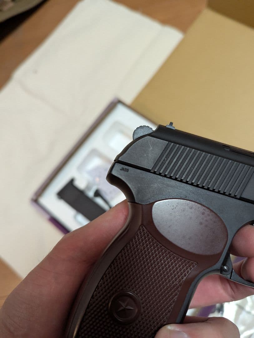 石*雄様 KSC マカロフ ガスガン ヘビーウェイト XW 001695 JAS