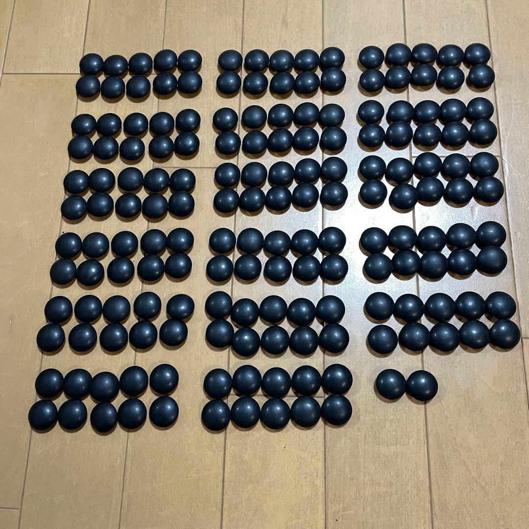 囲碁 碁石 蛤 那智黒石 36号 10mm超 碁笥付 ハマグリ