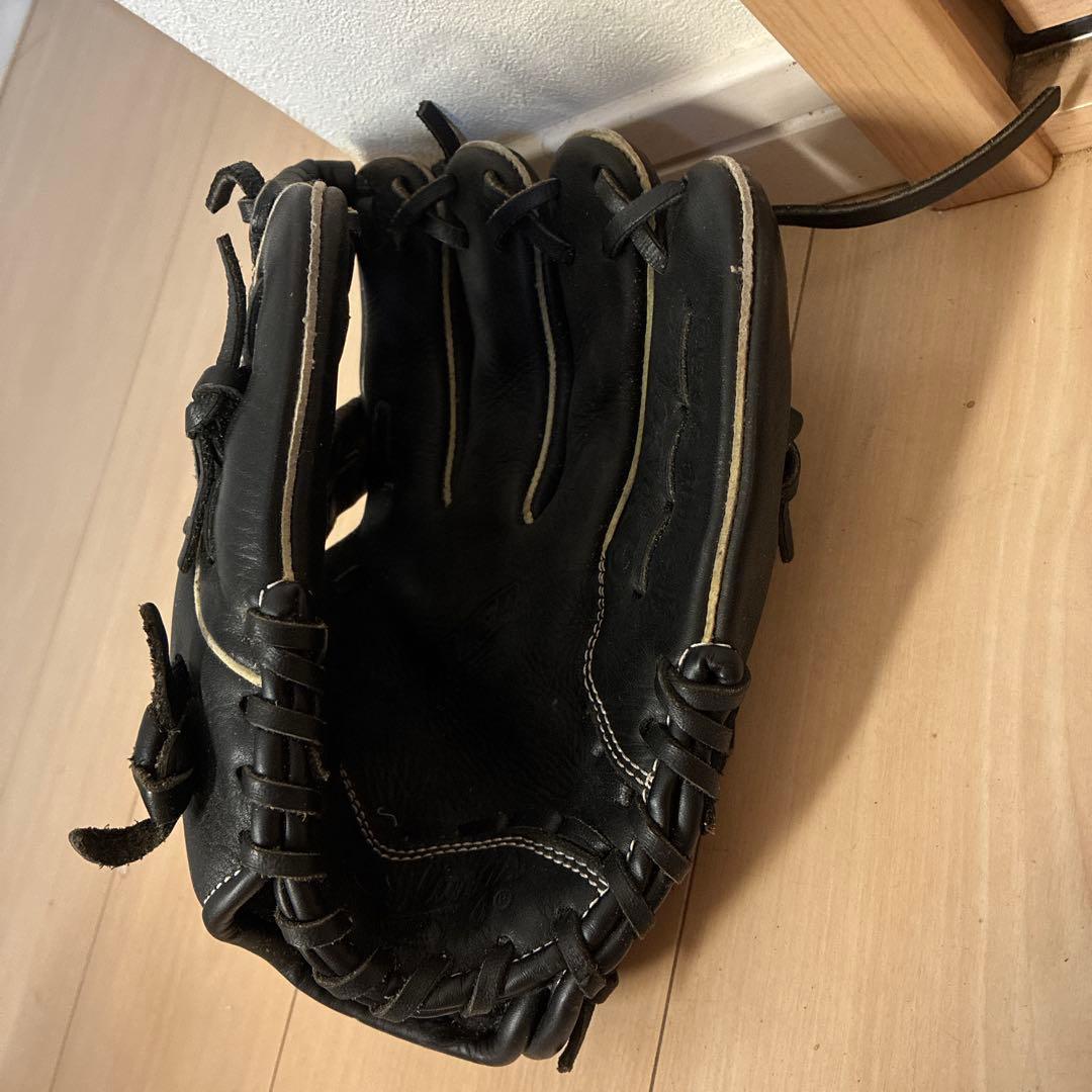 Rawlings 軟式グローブ 黒 ストライプ
