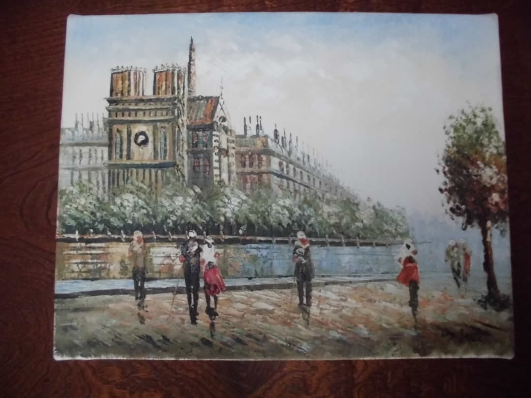 大聖堂前　佐伯祐三　F6