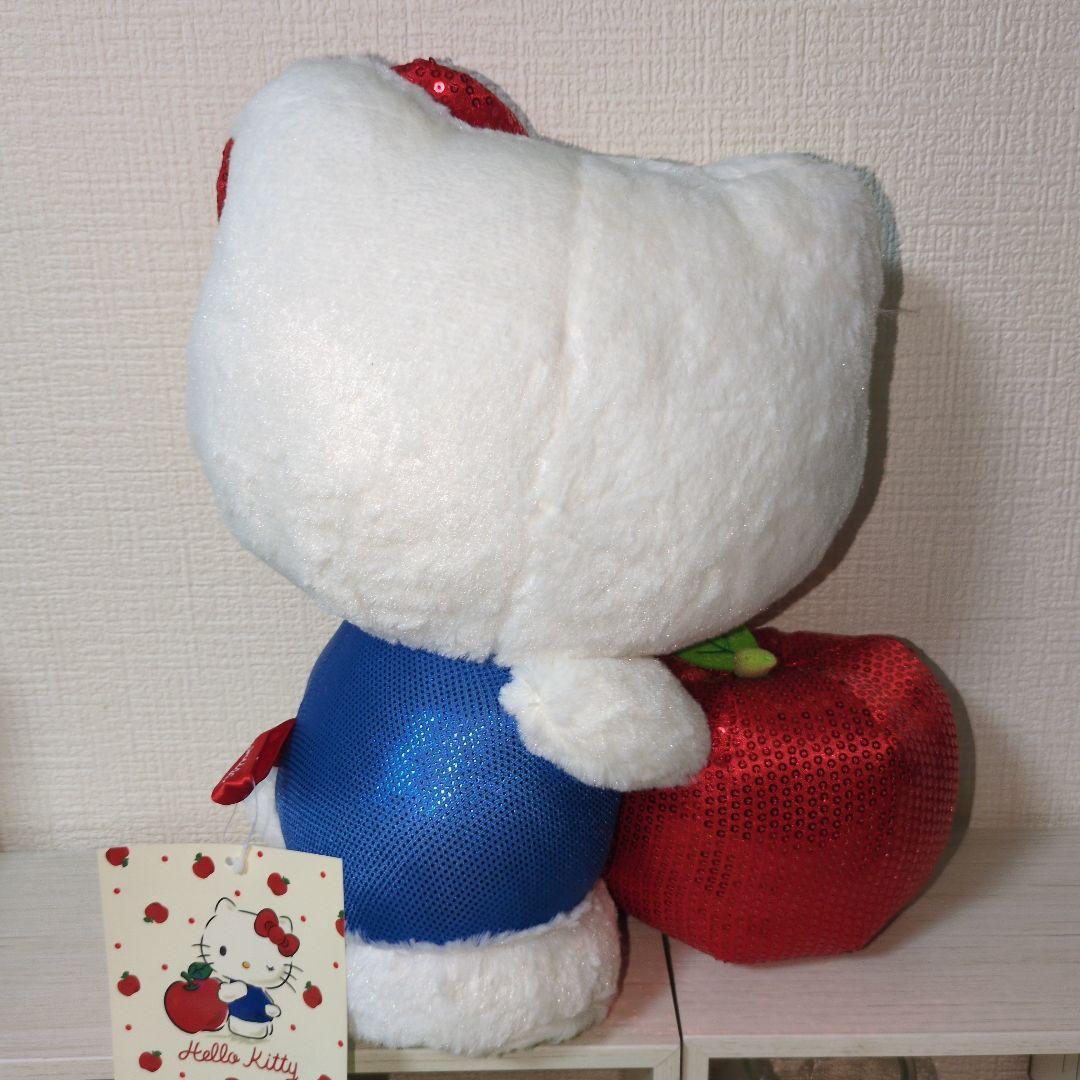 サンリオ ハローキティ 浅草限定 りんご スパンコール マスコット　ぬいぐるみ