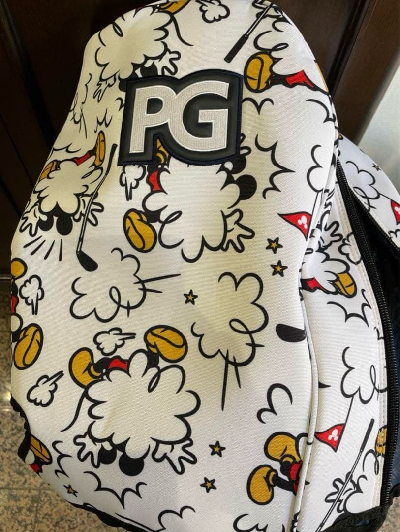 パーリーゲイツ 総柄 スタンド式 キャディバッグ ＜ミッキーシリーズ＞