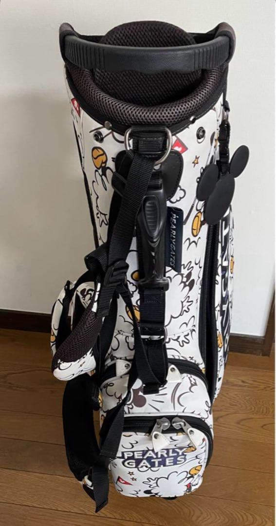 パーリーゲイツ 総柄 スタンド式 キャディバッグ ＜ミッキーシリーズ＞
