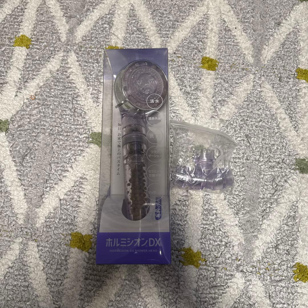 ホルミシオンDX シャワーヘッド 取り付けアダプター付き ラドンセラミック内蔵