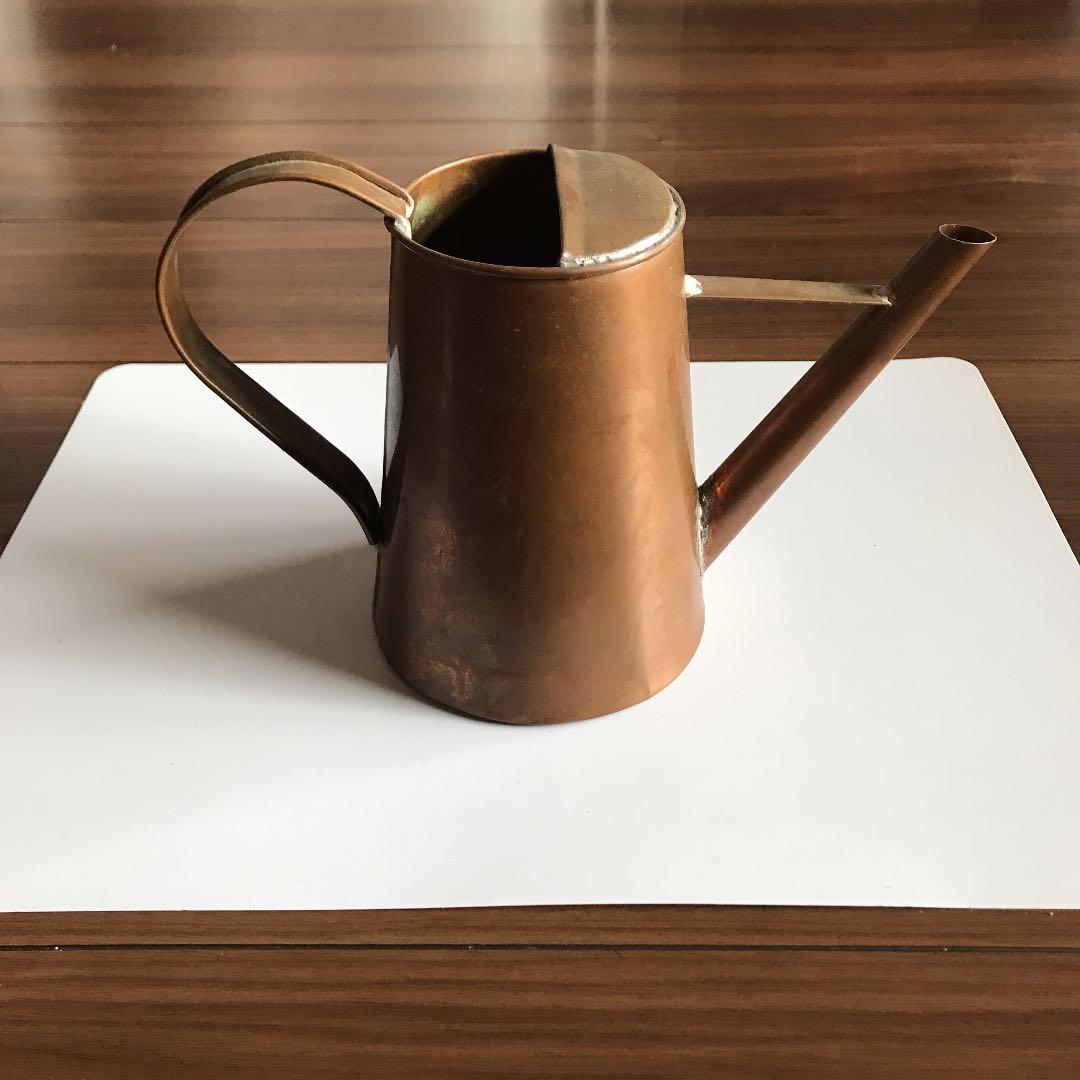 銅製　水差し　じょうろ　実用可　アンティーク