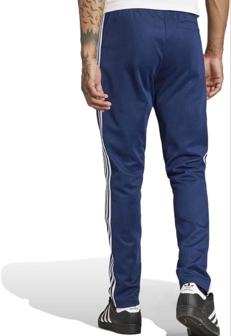 ✨新品 アディダス トラックパンツ ジャージ ネイビー ファイヤーバード 刺繍