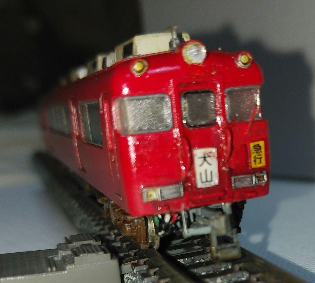 ウィンダー様鉄コレ　名鉄7700系Ｎ化済み及び各部汚し加工、デティールアップ仕様