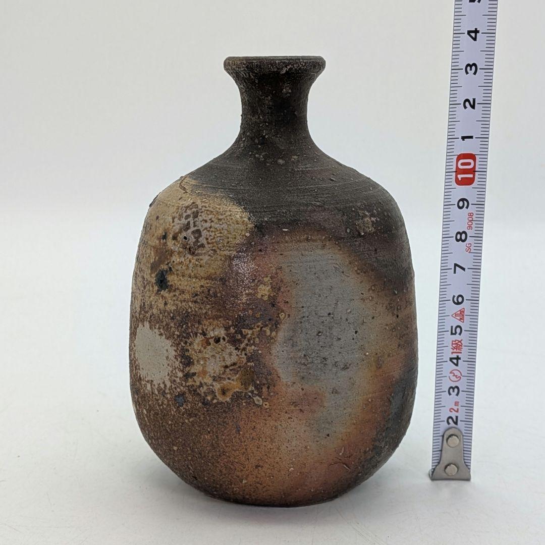 岡山県重要無形文化財 山本出 備前焼 徳利 共箱共布栞 とっくり 酒器 食器