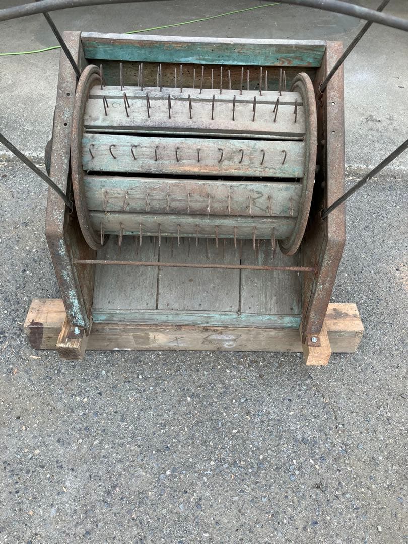 ミノル式 手動機械 イネコキ 足踏み脱穀機 直接引き取り