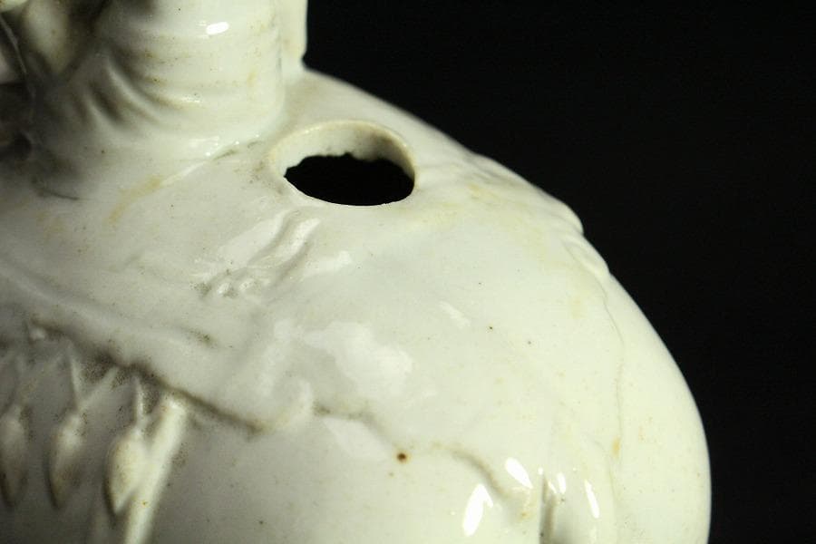 白磁 象乗 置物(K-LC875)