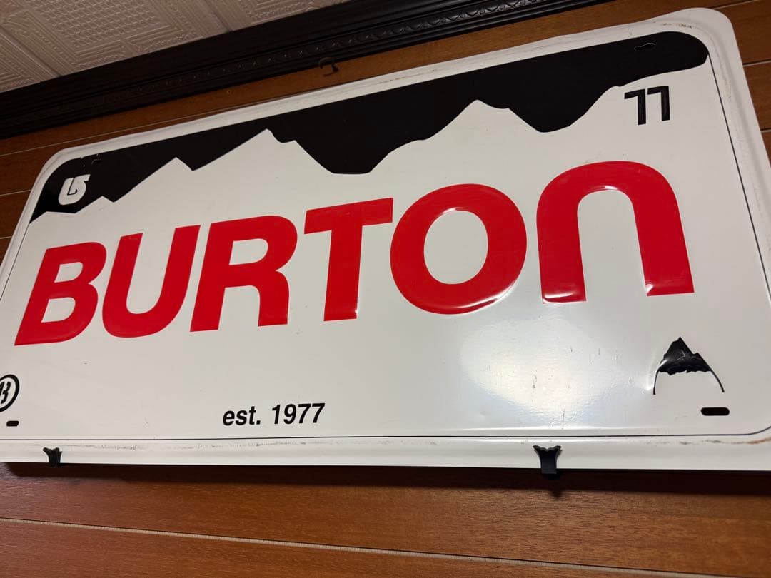 BURTON ショップ看板/レトロ看板/レア物
