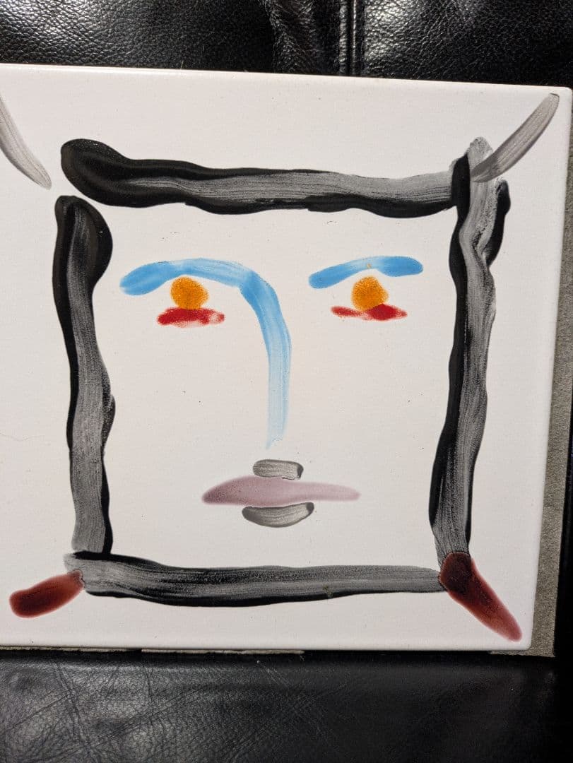 黒田征太郎作 タイル 絵 希少