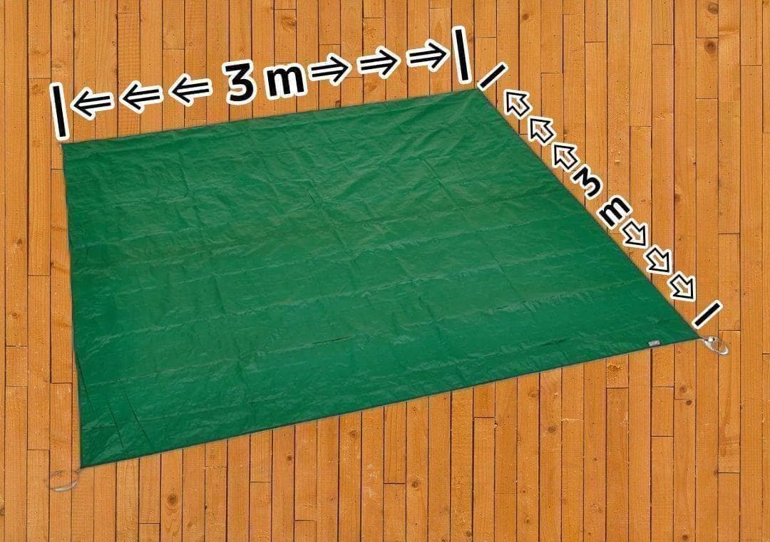 【美品】 Coleman テントシートセット インナー&グランド 3m グリーン