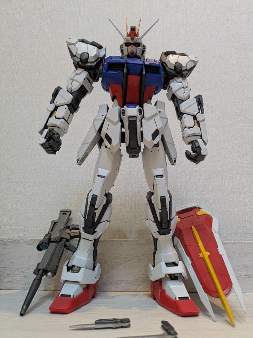 PG　ストライクガンダム　＆　スカイグラスパー　&　エールストライカー　セット