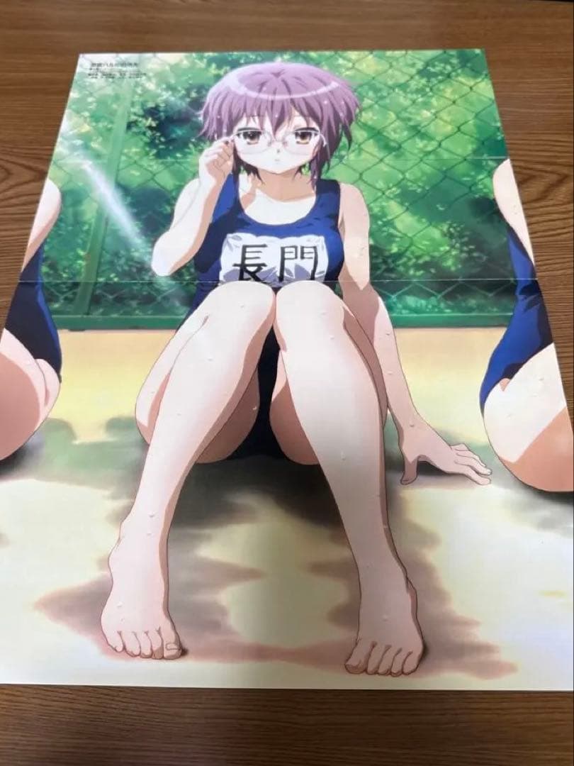 涼宮ハルヒの消失 長門有希 ポスター レア