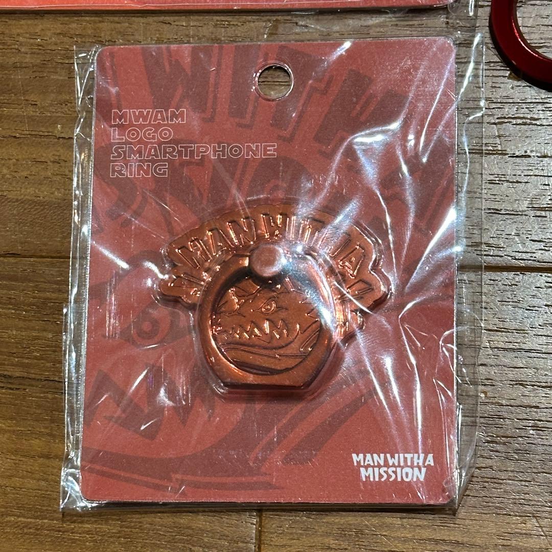 MWAM カラビナ スマートフォンリング ストラップ セット