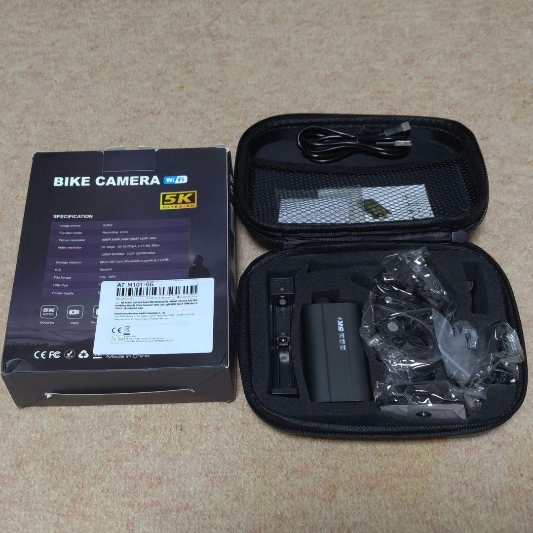 アクションカメラ 3台セット 5K/30FPSドライブレコーダー ケース付き 他