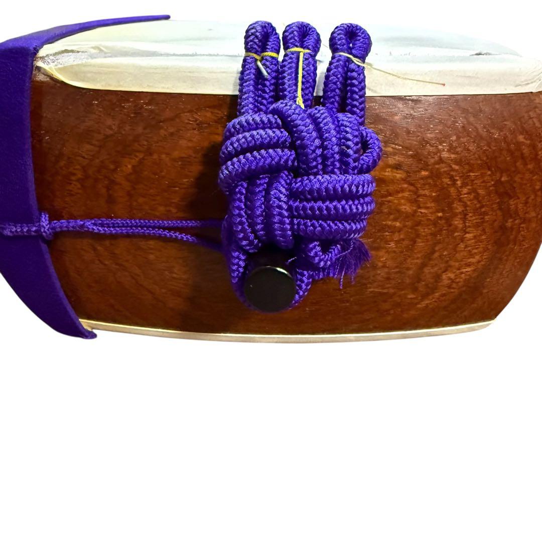 【銘あり一点物】三味線 ケース付き 皮破れあり