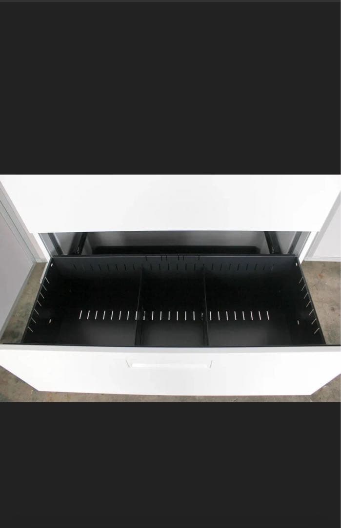 送料込み！コクヨ　エディア　3段ラテラル書庫　ホワイトキャビネット　オフィス収納