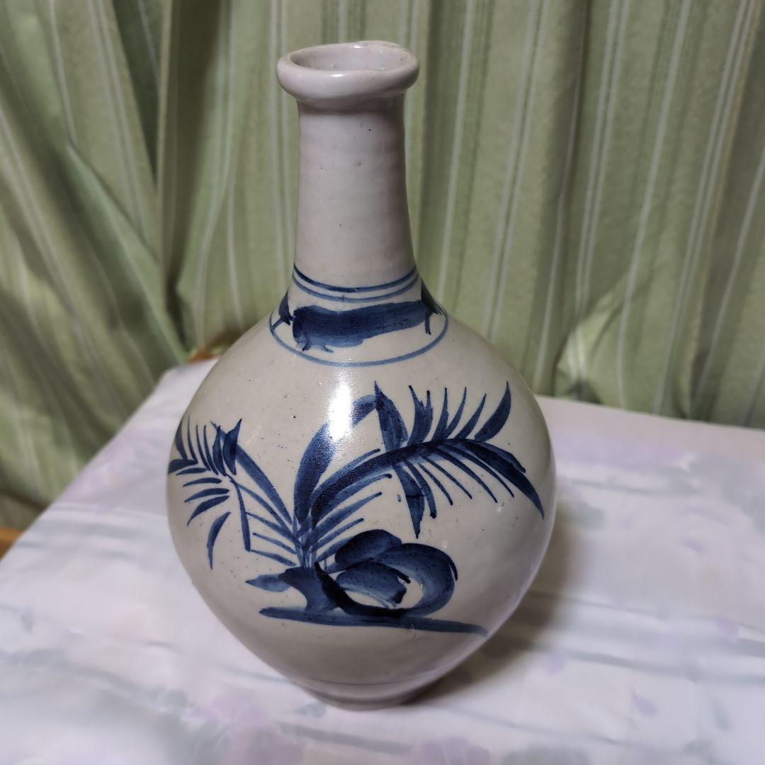 古伊万里、笹徳利、微塵徳利、松竹唐草模様徳利３点セツト