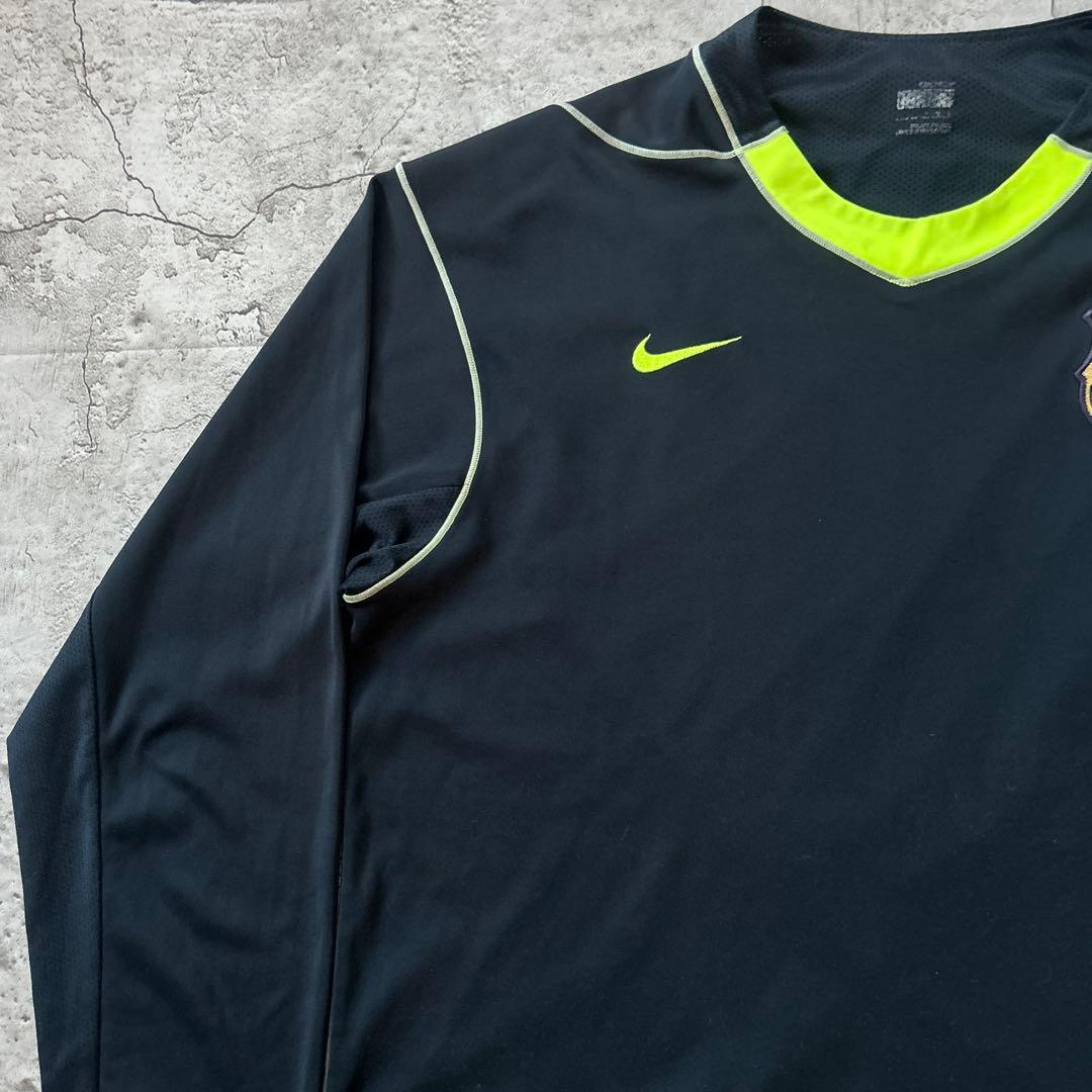 FCバルセロナ 2007/08 トレーニングシャツ 長袖 NIKE L