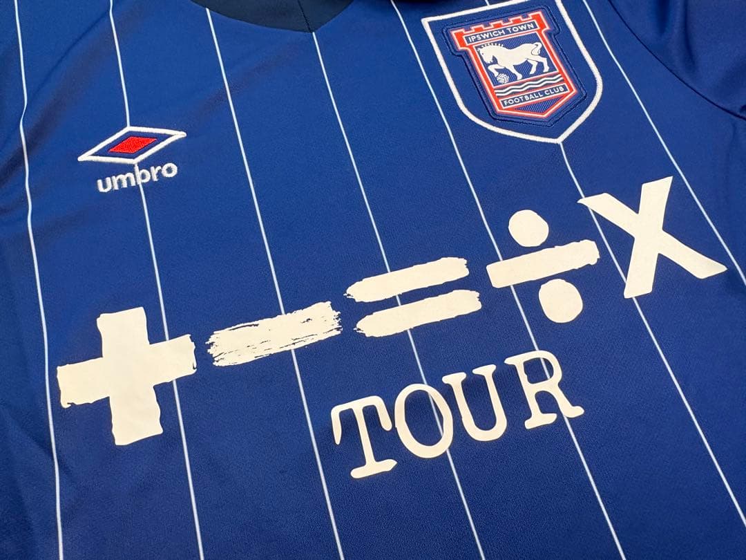 【超レア】ED SHEERAN(エド・シーラン)×IPSWICH公式ユニフォーム