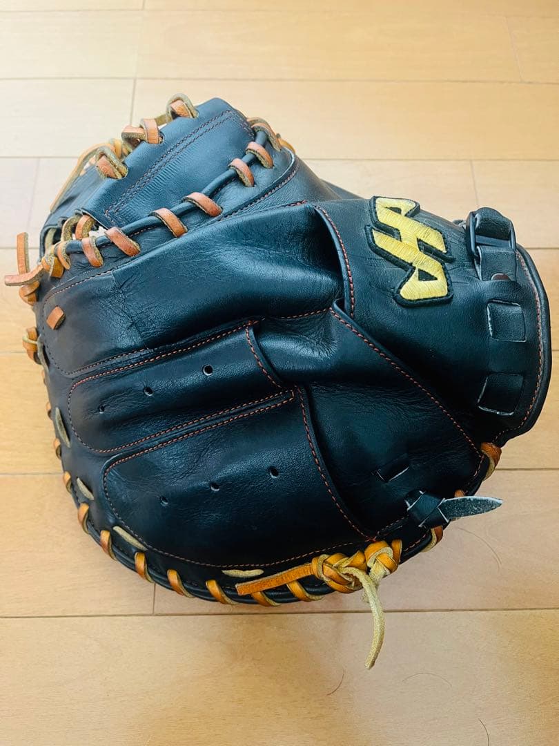 【美品】ハタケタマ　キャッチャーミット　軟式　一般大人用